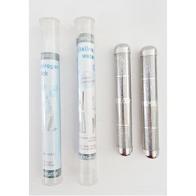 Pack of 2, New improved Alkaline Water Sticks with rounded ends. Make High pH Alkaline Water at Home or on the go.
