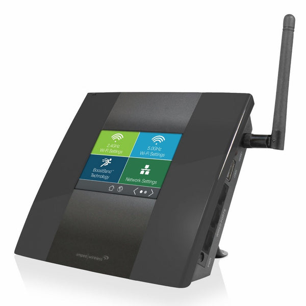 Amped Wireless High Power Touch Screen AC750 Wi-Fi Range Extender (TAP-EX2)