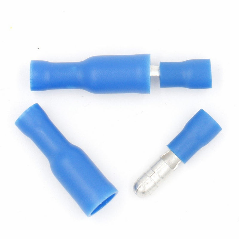 100pcs Male & Female Insulated Wire Bullet Crimp Connector Terminal.