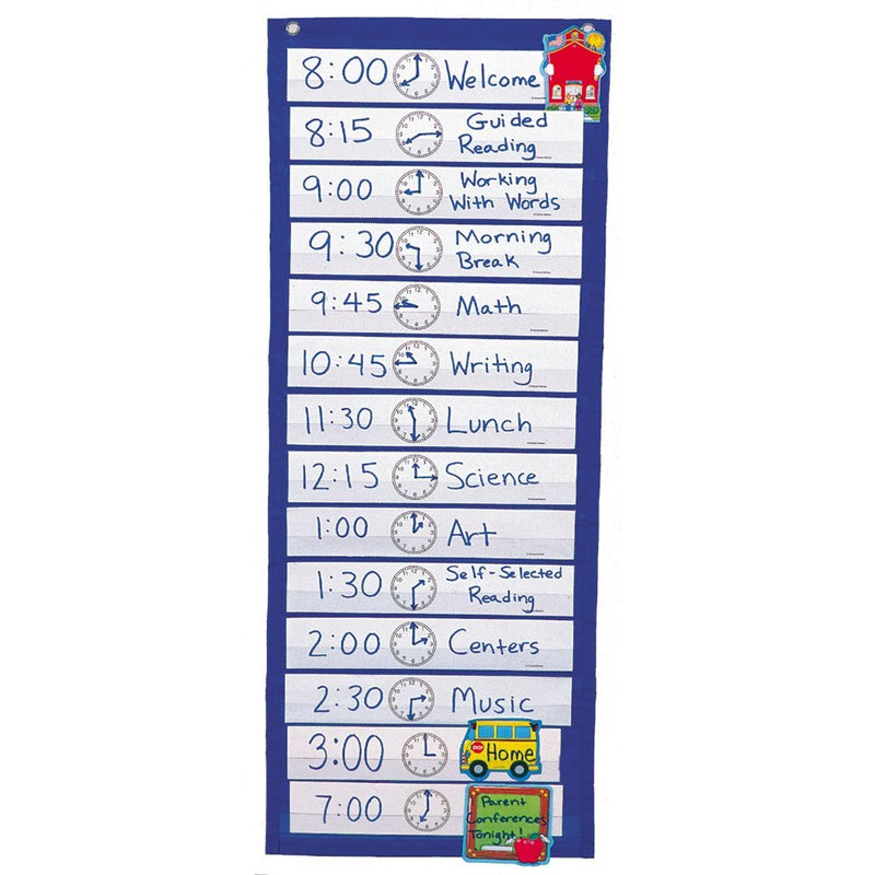 Scheduling Pocket Chart (Carson CD5615)
