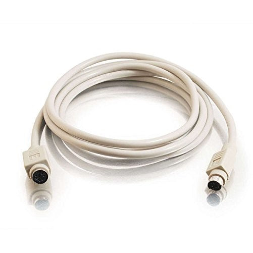 C2G 02715 PS/2 M/F Keyboard/Mouse Extension Cable, Beige (6 Feet, 1.82 Meters)