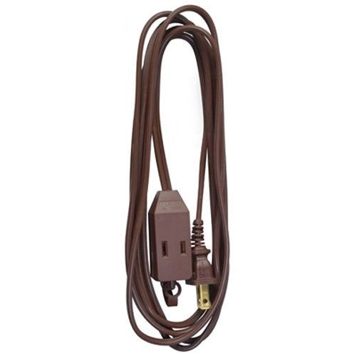 Master Electrician 09402ME 9-Feet Cube Tap Extension Cord, Brown