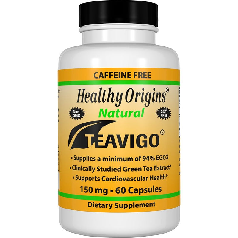 Healthy Origins Teavigo (94% EGCG) Green Tea, 150 Mg, 60 Count