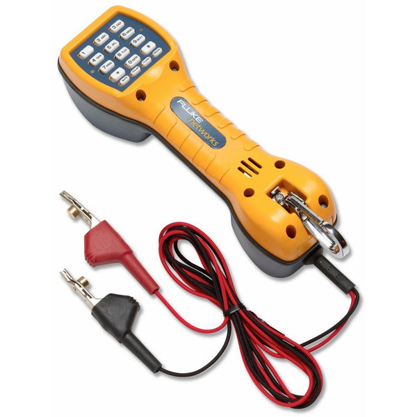 Fluke Networks TS30 Telephone Test Set with Angled Bed-of-Nails Clips