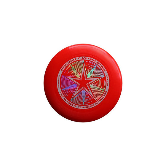 Discraft 175 gram Ultra Star Sport Disc 175g Ultra Star Sport Disc, Bright Red