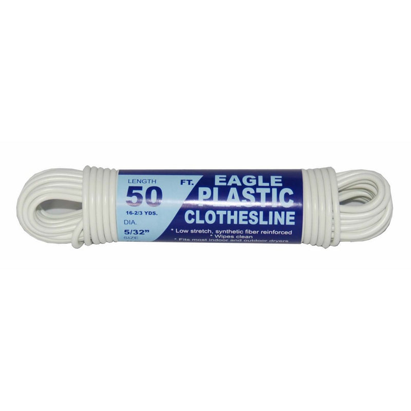 T.W . Evans Cordage 775-050-03 Eagle Plastic Clothesline, 5/32-Inch x 50-Feet