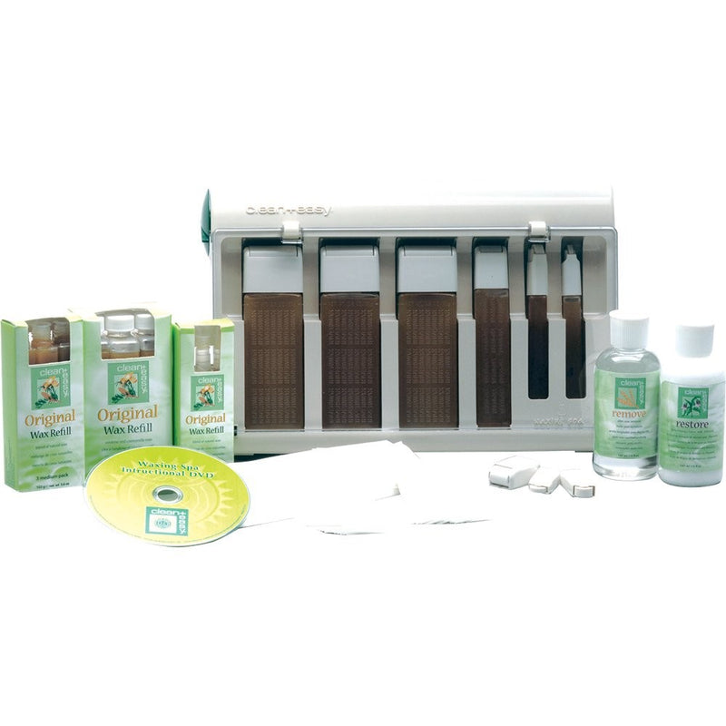 Clean  Easy Professional Waxing Spa Basic Kit, 22 Count