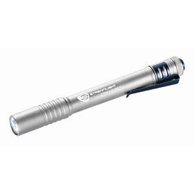 Streamlight 66121 Stylus Pro PenLight with White LED and Holster, Silver