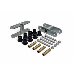 Daystar, Jeep CJ 2¼" Front Lift Greasable Shackle, fits 1976 to 1986 2/4WD, KJ61008BK, Made in America