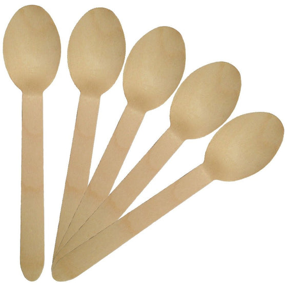 Birchware Classic - Compostable Wooden Spoons - 100/pcs.