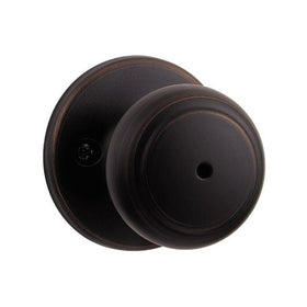 Kwikset Cove Bed/Bath Knob in Venetian Bronze