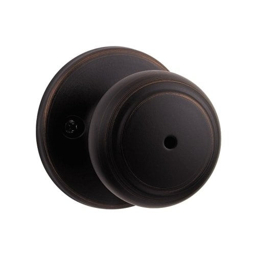 Kwikset Cove Bed/Bath Knob in Venetian Bronze