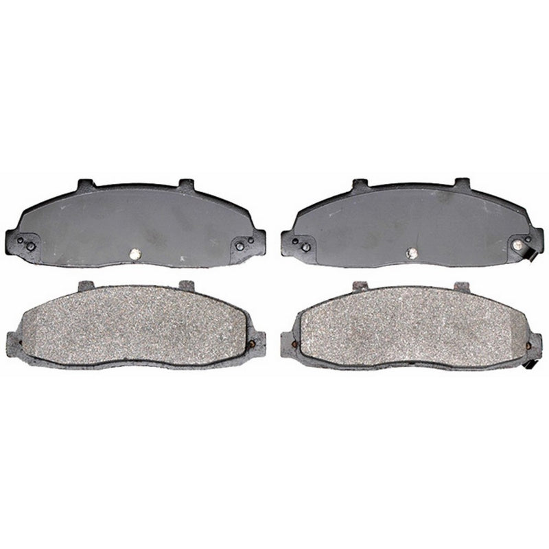 ACDelco 14D679M Advantage Semi-Metallic Front Disc Brake Pad Set with Wear Sensor