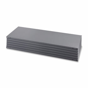 Safco Products 6253 Industrial Shelving 48"W x 18"D Shelves, (Qty. 6) for Industrial Shelving Post Frame (sold separately), Gray