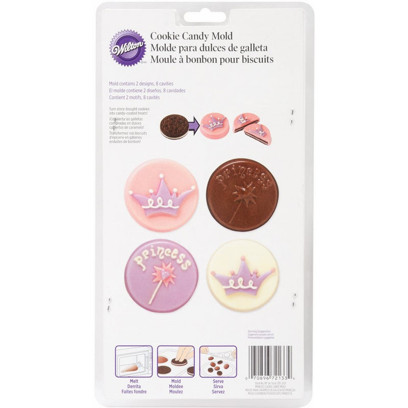 Wilton Cookie Candy Mold, Princess, 8 Cavities