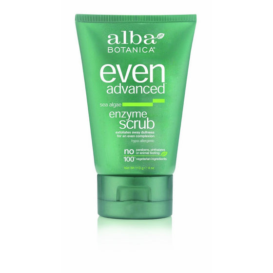 Alba Botanica Even Advanced Sea Algae Enzyme Scrub, 4 oz