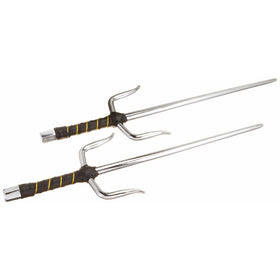 BladesUSA 2309C Octagon Metal Martial Arts Sai, Set of Two, 15-Inch Length