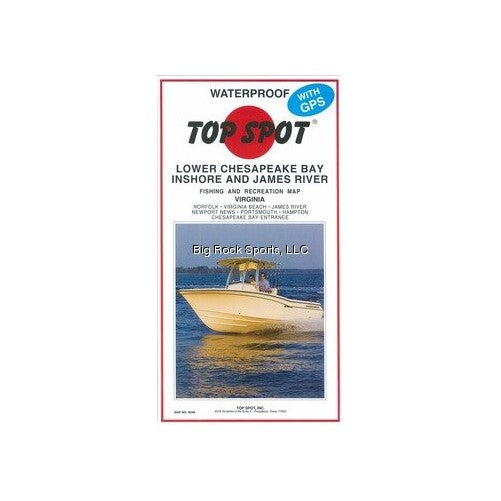 Top Spot Map N246 Lower Chesapeake