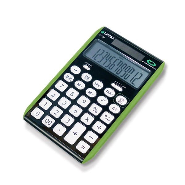 Datexx DD-180GRN 12 Digit Hybrid Slim Line Desktop Calculator