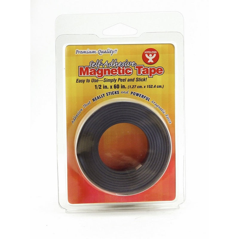 Hygloss Products, Inc Magnetic Tape, Self- Adhesive, 1/2-Inch x 60-Inch