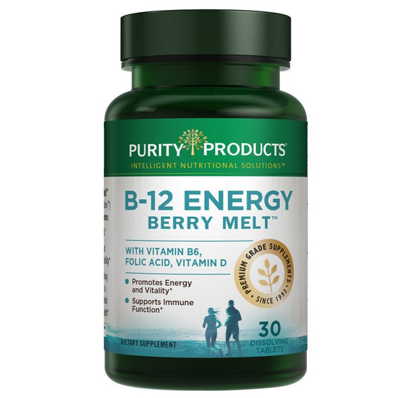 B-12 Energy BerryMelt with Super Fruits - 30 Tablets from Purity Products