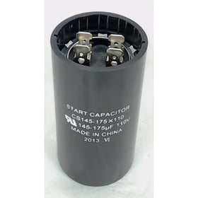 Start Capacitor, Round, 145-175 Mfd., 110 Volt, CS145-175X110