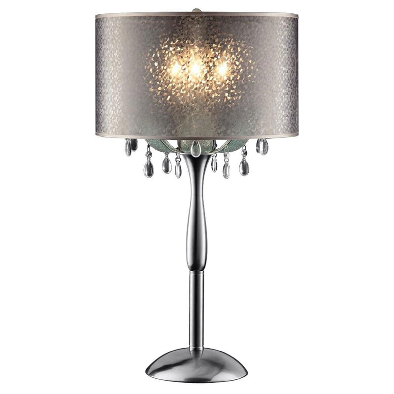 Ok lighting OK-5128T OK-5128t Petal Crystal Table Lamp Flower Inspired, 16" x 16" x 32"