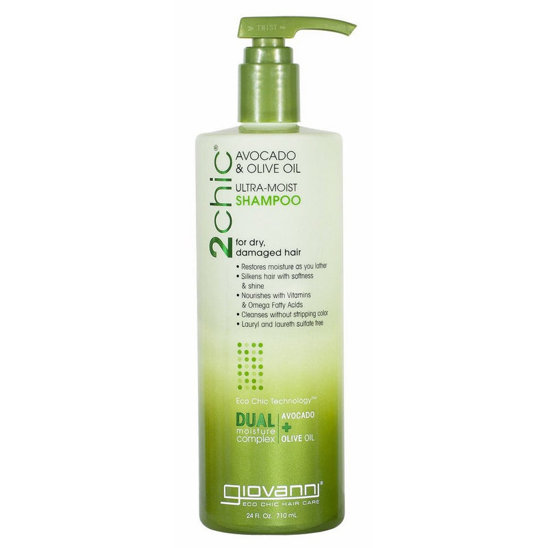 GIOVANNI COSMETICS - Ultra-Moist Shampoo With Avocado And Olive Oil (24 Ounce)