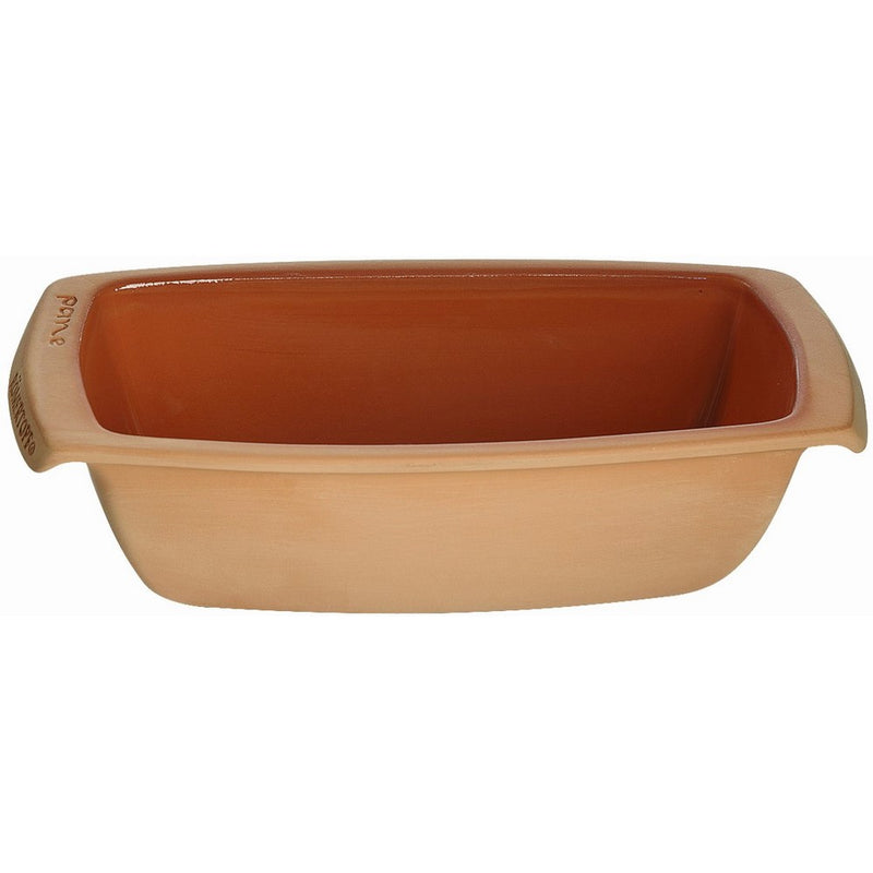 Romertopf by Reston Lloyd Natural Glazed Clay Rectangular Bread Loaf Pan