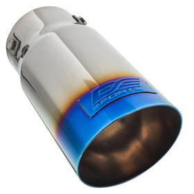 DC Sports EX-1025 Universal Titanium Flare Round Exhaust Tip