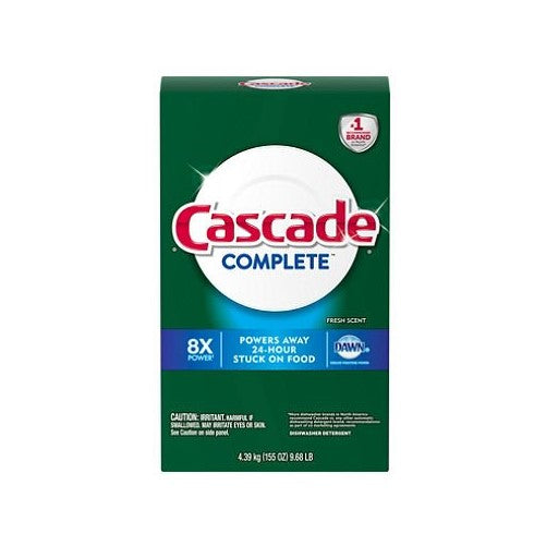 Cascade Complete, Powder Dishwasher Detergent, Fresh Scent 125 Oz