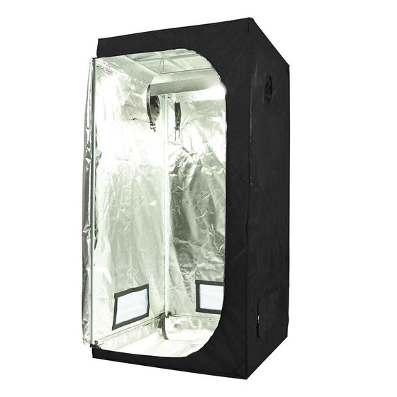 600D Grow Room Tent 100% Waterproof Diamond Mylar Reflective Hydroponic w/Large Window Cabinet Size Option