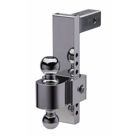Fastway FLASH 42-00-2900 E Series Adjustable Aluminum Ball Mount with 10 Inch Drop and 2 Inch Shank