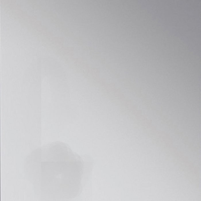 Fabric Upholstered Wooden Frame Mirror with Welt Trim, Light Gray