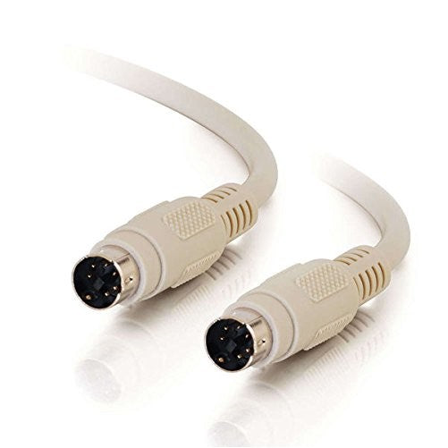 C2G 02692 PS/2 M/M Keyboard/Mouse Cable, Beige (6 Feet, 1.82 Meters)