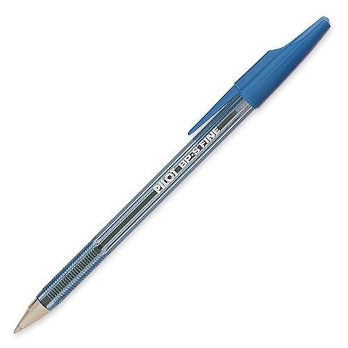 Pilot The Better Ballpoint Stick Pens, Fine Point, Blue Ink, Dozen Box (36011)
