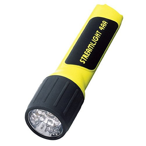 Streamlight 68201 4AA ProPolymer LED Flashlight with White LEDs, Yellow