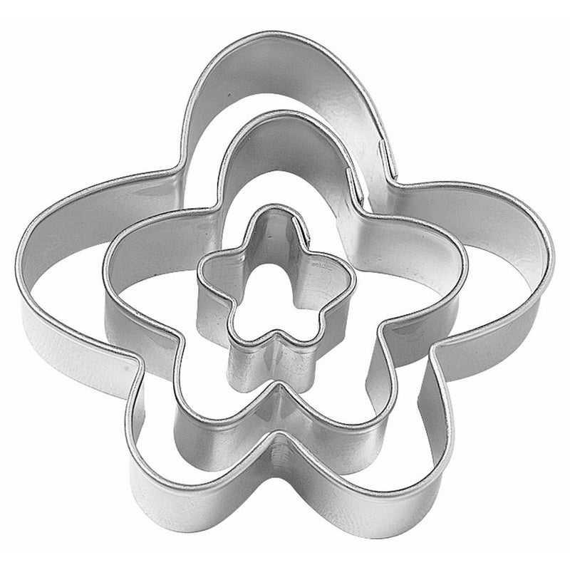 Wilton 417-436 Funny Flower Fondant Cut-Outs, Set of 3