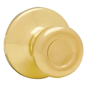 Kwikset 92001-234 Tylo Passage Hall/Closest Knob in Polished Brass