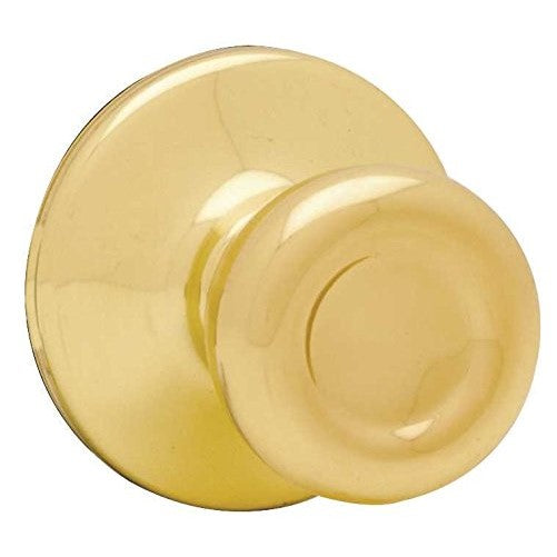 Kwikset 92001-234 Tylo Passage Hall/Closest Knob in Polished Brass