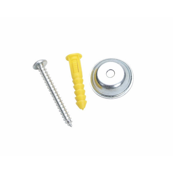 DuraHook Triton Products 70015 Steel/Plastic Pegboard Mounting and Spacer Kit for DuraBoard or 1/8-Inch and 1/4-Inch Pegboard, 15 Sets