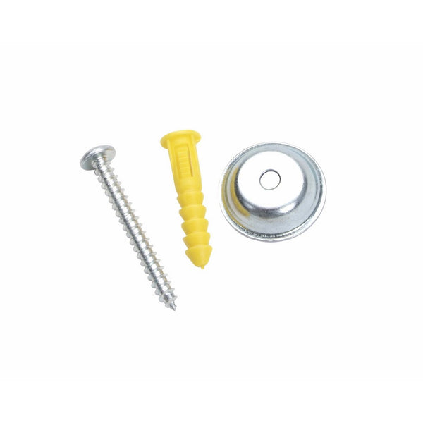DuraHook Triton Products 70015 Steel/Plastic Pegboard Mounting and Spacer Kit for DuraBoard or 1/8-Inch and 1/4-Inch Pegboard, 15 Sets