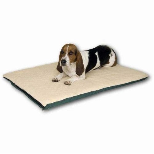 K&H Pet Products Ortho Thermo-Bed Heated Pet Bed-Large Fleece 33" x 43" 13W