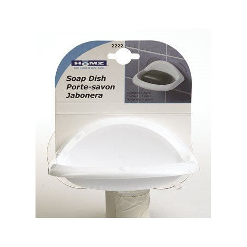 Homz Laundry/seymour #22220201.04 White Suction Soap Dish