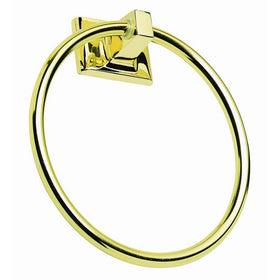 Design House 533349 Millbridge Towel Ring, Polished Brass