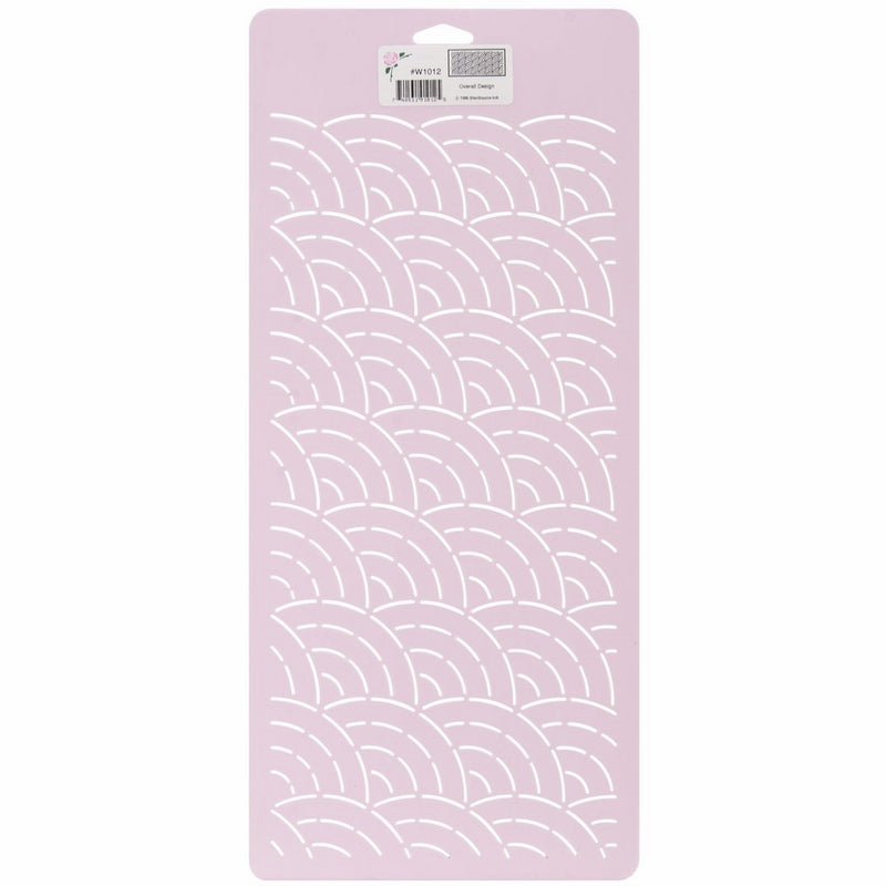 Sten Source Quilt Stencils-Overall Design 8"X18"
