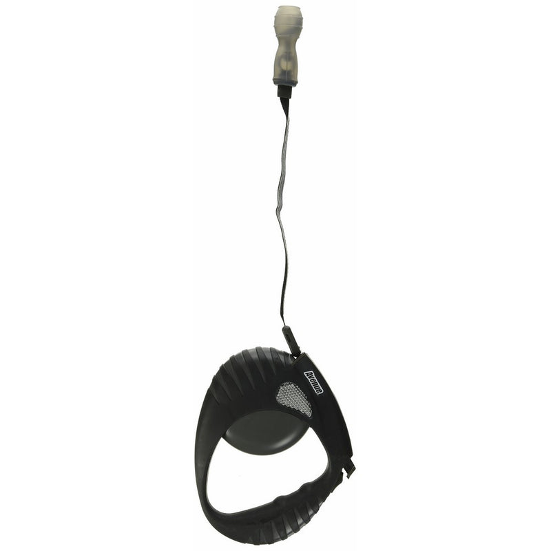 Avenue Design 13-Feet Original Retractable Tape Leash for Dogs, Small, Black