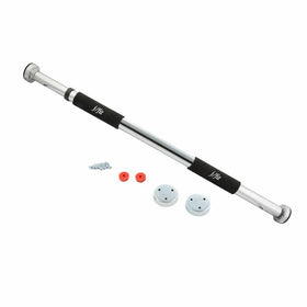 j/fit Deluxe Multi Exercise Doorway Pull-Up Bar with Comfort Grips - LONGEST LENGTH BAR AVAILABLE 40" WIDE. (Pull-ups, Chin-ups, Push-ups, Sit-ups, and Dips!)