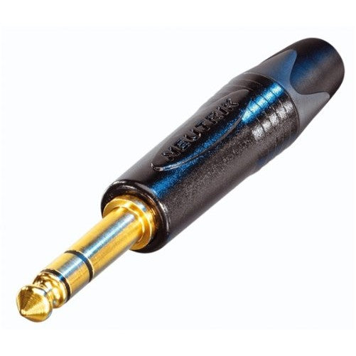 Neutrik NP3X-B Plug 1/4 Stereo Black/Gold