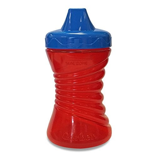 Gerber Graduates Fun Grips Hard Spout Sippy Cup in Assorted Colors, 10-Ounce